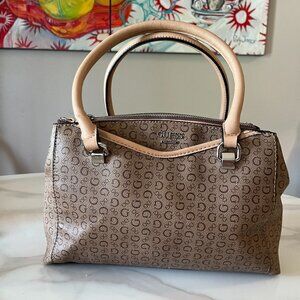 GUESS  G Monogram Top Handle Handbag